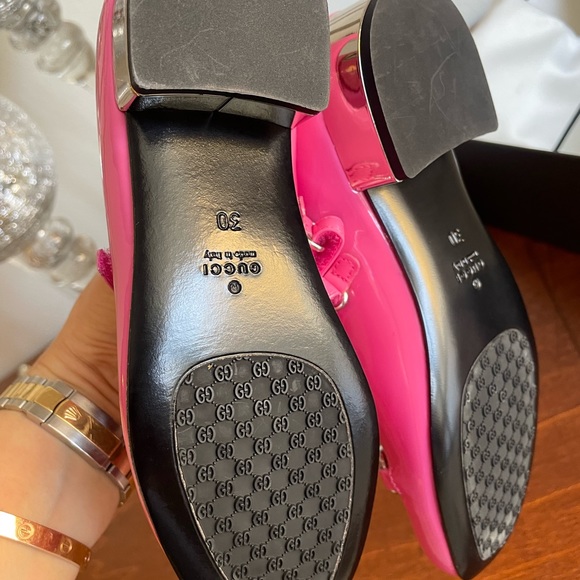 New Gucci kids flat ballet with horsebit,size30 - Picture 5 of 10
